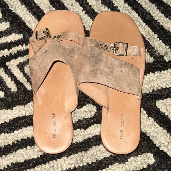 Free People Metallic Rose Sandals - Picture 2 of 4